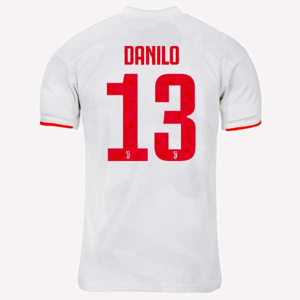 Camiseta Juventus NO.13 Danilo Segunda 2019-2020 Gris Blanco